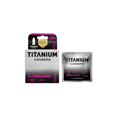 Condones Titanium x3 MULTI-ORGASMO